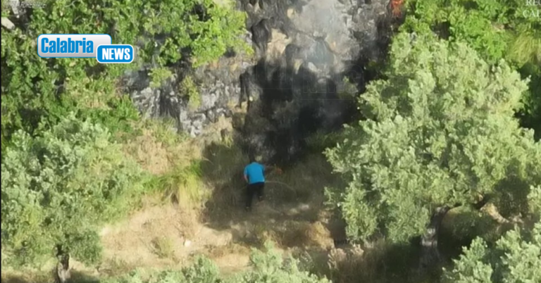 Ripreso da un drone mentre appicca un incendio, Carabinieri denunciano un uomo nel Cosentino