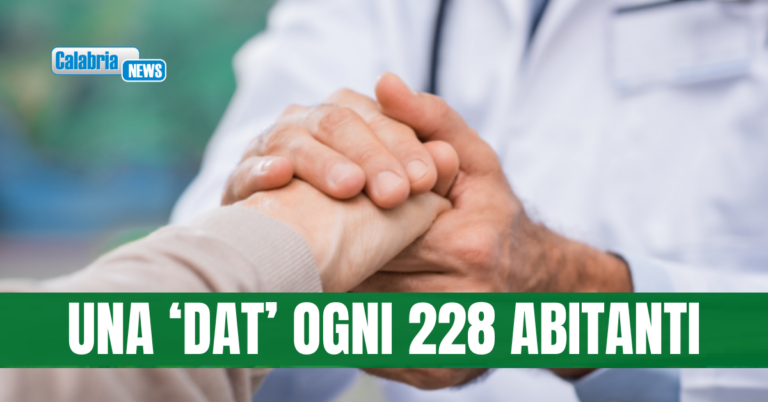 Testamento biologico, in Calabria è uno strumento ancora poco conosciuto: Regione è sedicesima in Italia