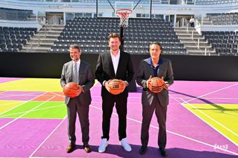 Doncic al Foro Italico, canestri sul Centrale per la stella Nba