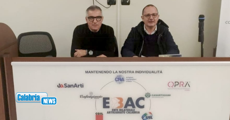 EBAC lancia il “Bonus Estate 2026”: 100Mila euro a sostegno di lavoratori e imprese artigiane calabresi