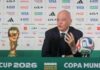 Frecciata di Infantino all’Italia: “Potremmo arrivare a 208 squadre per vedere se si qualifica”