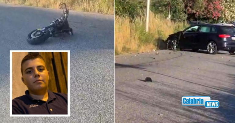 Impatto mortale auto-moto sulla provinciale a Maida: deceduto sul colpo centauro 19enne