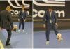 Ibrahimovic, show ai Mondiali: palleggia con Henry… nello studio tv