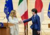 Italia-Giappone, oggi Meloni incontra premier Takaichi in visita a Roma