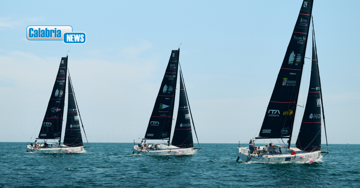 VIDEO-Marina Militare Nastro Rosa Tour Giro d’Italia a Vela dal 25 al 28 giugno approda a Tropea