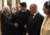 Mattarella saluta artisti e sportivi coinvolti nello spettacolo per gli 80 anni della Repubblica