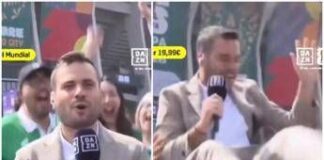 Mondiali, tifosi del Messico fanno ‘volare’ giornalista Dazn