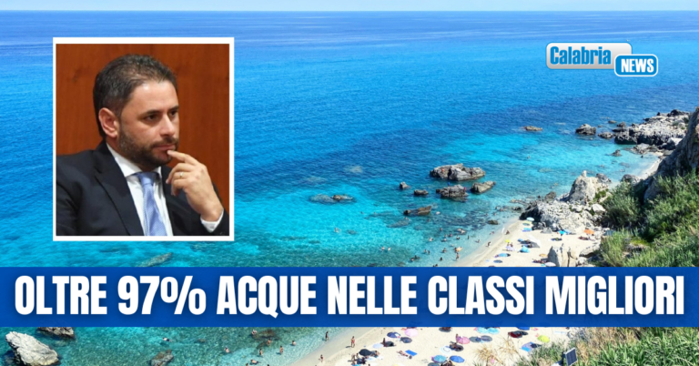 Balneazione 2026, Montuoro: “La Calabria conferma l’elevata qualità del proprio mare”