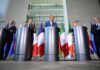 Nato, unità e più Europa nei cinque punti del summit E5 con Meloni