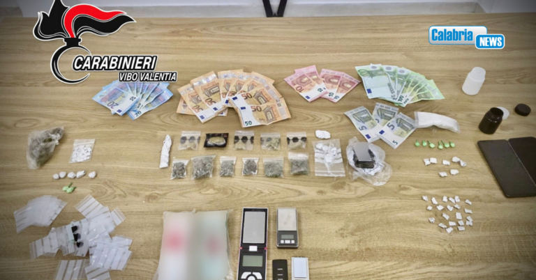 Nicotera, detenzione e spaccio sostanze stupefacenti: 39enne arrestato dai Carabinieri