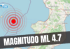 Due scosse di terremoto nella serata di sabato al largo delle coste calabresi: La più forte con ipocentro a 214 Km