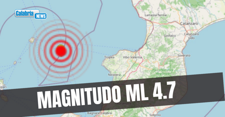 Due scosse di terremoto nella serata di sabato al largo delle coste calabresi: La più forte con ipocentro a 214 Km