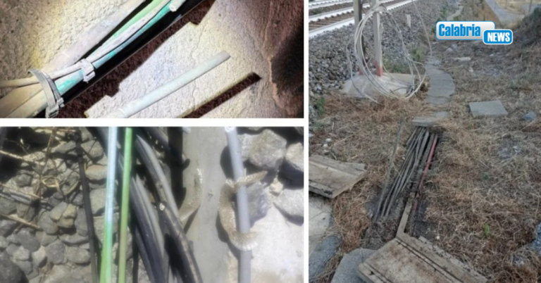 Danneggiamenti a linea ferroviaria in Calabria: indagini puntano su furto rame, resta la pista sabotaggio