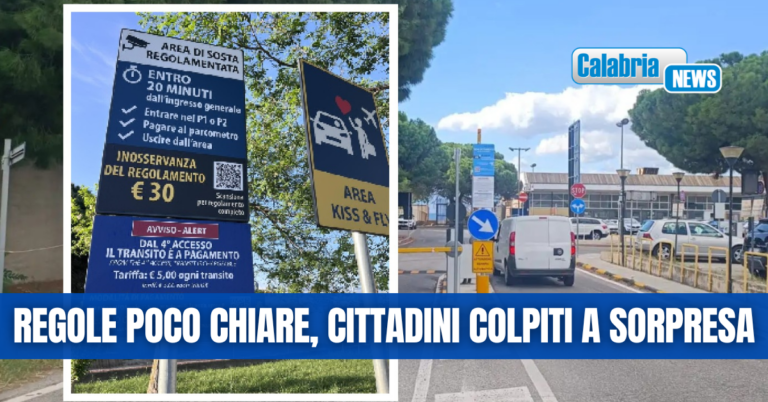 Aeroporto di Lamezia, Codacons: “Il cartello promette 20 minuti, ma alla quarta entrata arriva il conto”