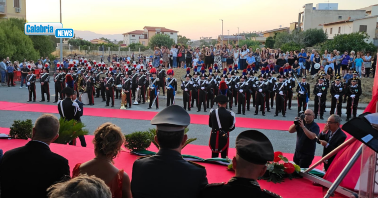 Da bene confiscato a presidio di legalità: Inaugurata la nuova stazione dei Carabinieri di Lazzaro