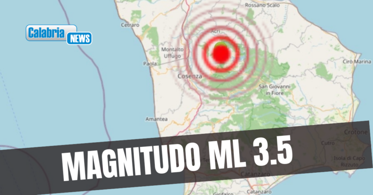 Terremoto con epicentro a Celico: Sisma avvertito anche nell’area urbana tra Cosenza e Rende