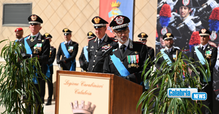 Il Generale di Brigata Lorenzo Sabatino alla guida del Comando Legione Carabinieri Calabria