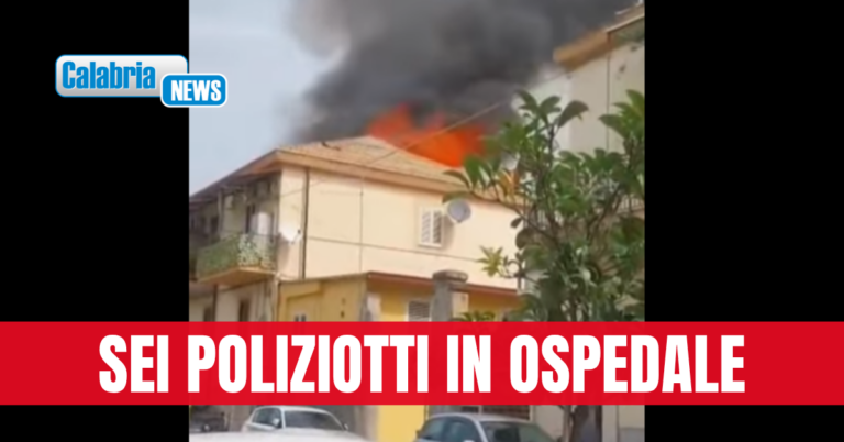 Reggio Calabria, in fiamme tetto di una palazzina a Santa Caterina: Evacuata una scuola elementare
