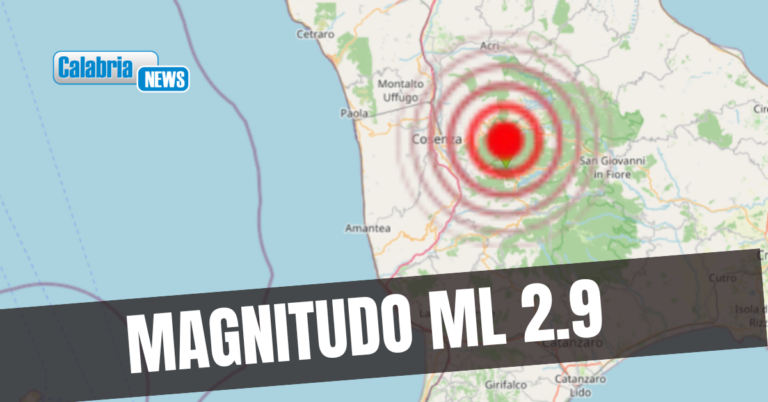 Nel Cosentino la terra torna a tremare: nuova scossa nel pomeriggio con epicentro ad Aprigliano