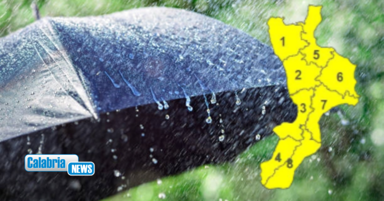 L’autunno bussa: Venerdì 9 ottobre allerta gialla per forti piogge, temporali e locali grandinate