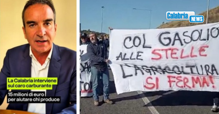 Dalla Regione Calabria 15 milioni contro il caro carburante: Lunedì provvedimento in Consiglio regionale